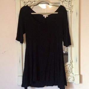 Elegant black fashion top